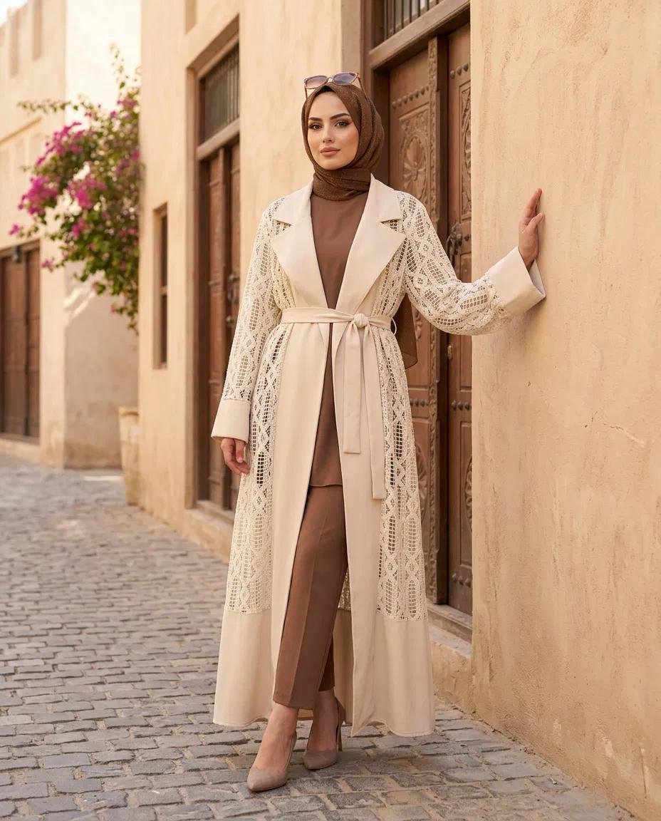 B B ERKEK YAKA GÜPÜR ABAYA - Resim 4